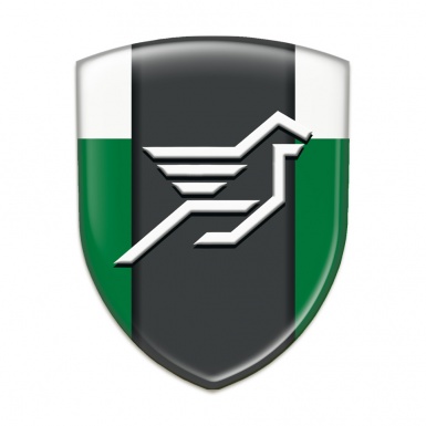 Hamann Self Adhesive Car logo Emblem Green White Print 