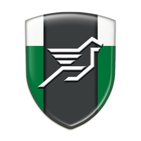 Hamann Self Adhesive Car logo Emblem Green White Print 