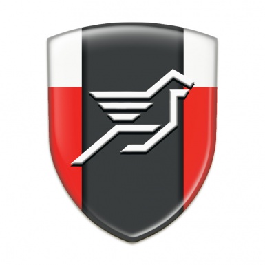 Hamann Car Interior Badge Red White Print 