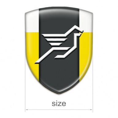 Hamann Silicone Badge Yellow White Print 