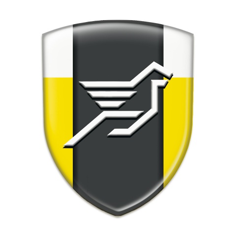 Hamann Silicone Badge Yellow White Print 