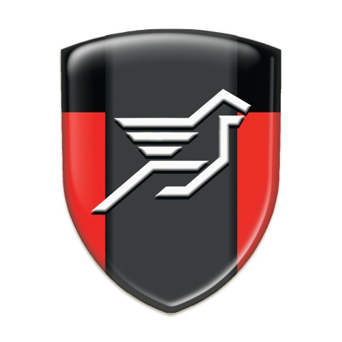 Hamann Emblem Badge Logo Red Black Print 