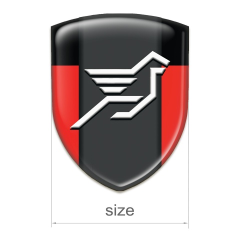 Hamann Emblem Badge Logo Red Black Print 