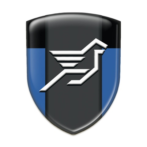 Hamann Logo Emblem Blue Black Print 