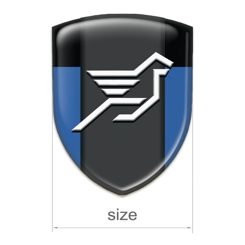 Hamann Logo Emblem Blue Black Print 