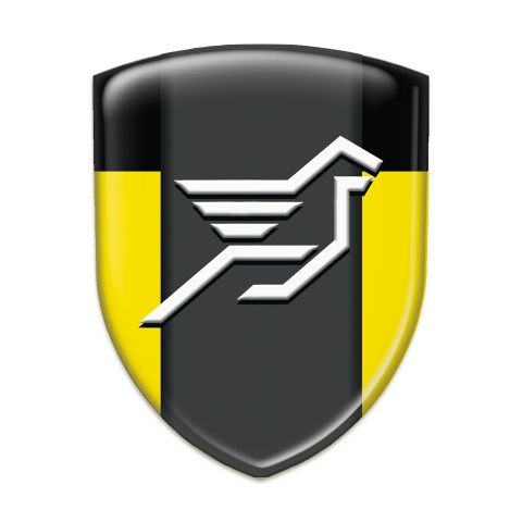 Hamann  Tuning Emblem Yellow Black Print 