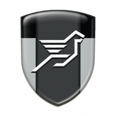 Hamann Self Adhesive Emblem Logo Grey Black Print 
