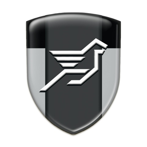 Hamann Self Adhesive Emblem Logo Grey Black Print 