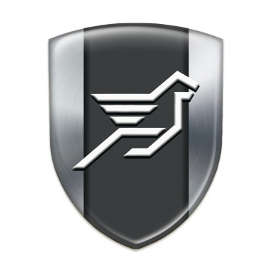 Hamann Silicone Emblem Premium Quality Silver Print 