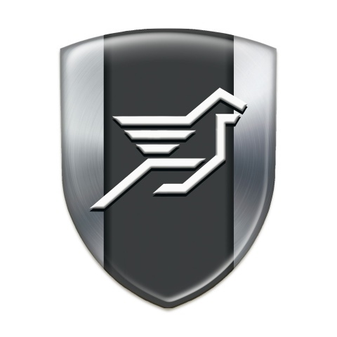 Hamann Silicone Emblem Premium Quality Silver Print 