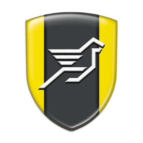 Hamann Car Interior Badge Yellow Print 