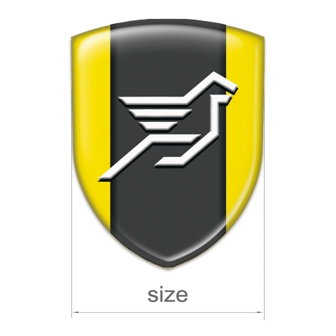 Hamann Car Interior Badge Yellow Print 