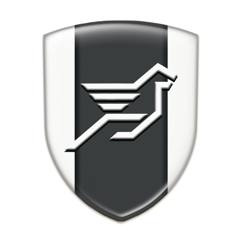 Hamann Silicone Car Decal Badge White Print 