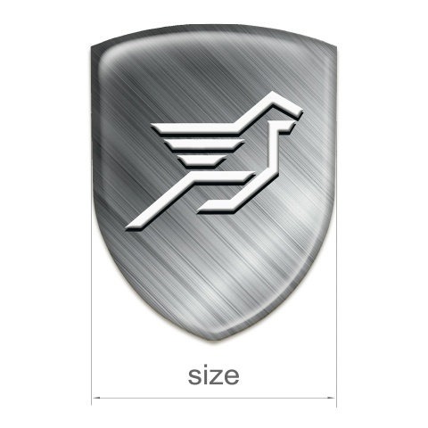Hamann Silicone Badge High End Brushed Metal Effect 