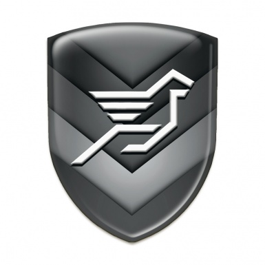 Hamann Tuning Emblem Grey Black V Shape Fragments 