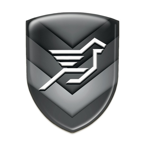 Hamann Tuning Emblem Grey Black V Shape Fragments 