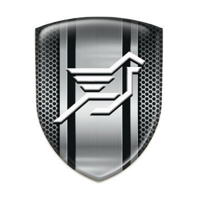 Hamann Resin Sticker Metal Mesh with Metal Central Panel Effect 