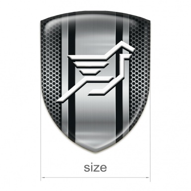 Hamann Resin Sticker Metal Mesh with Metal Central Panel Effect 