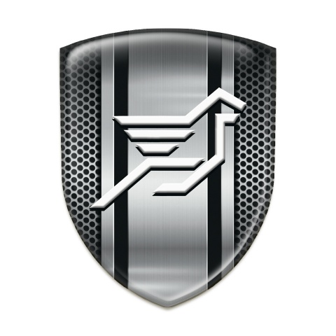 Hamann Resin Sticker Metal Mesh with Metal Central Panel Effect 