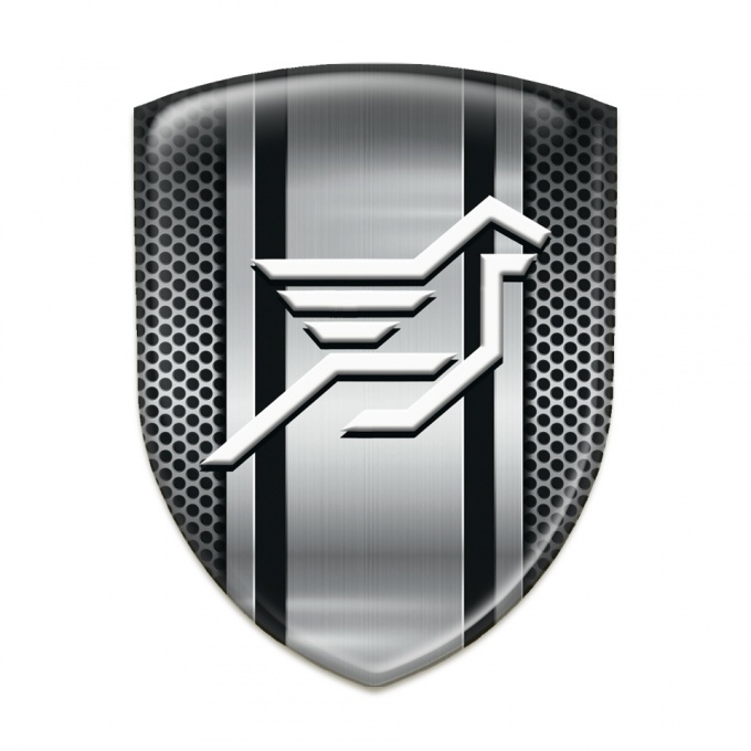 Hamann Resin Sticker Metal Mesh with Metal Central Panel Effect 