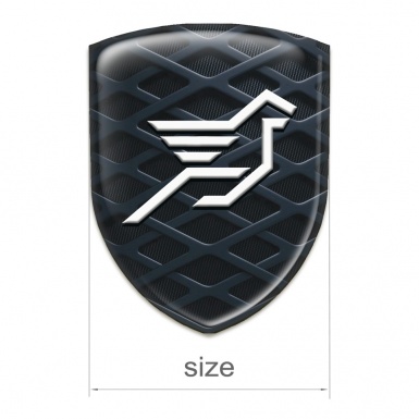 Hamann Car Accessories Badge 3D Grid Effect 