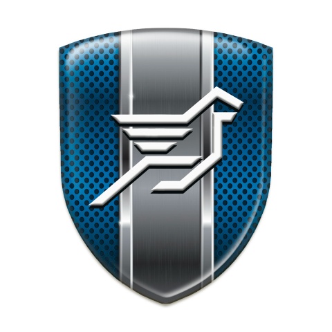 Hamann Self Adhesive Car logo Emblem Blue Mesh effect 