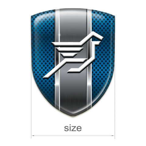 Hamann Self Adhesive Car logo Emblem Blue Mesh effect 