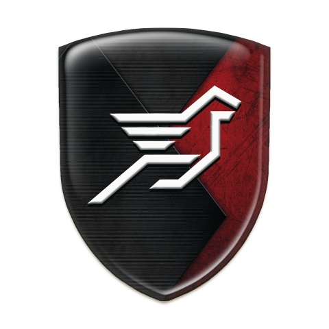 Hamann Resin Sticker Mixed Red Black Details Effect 