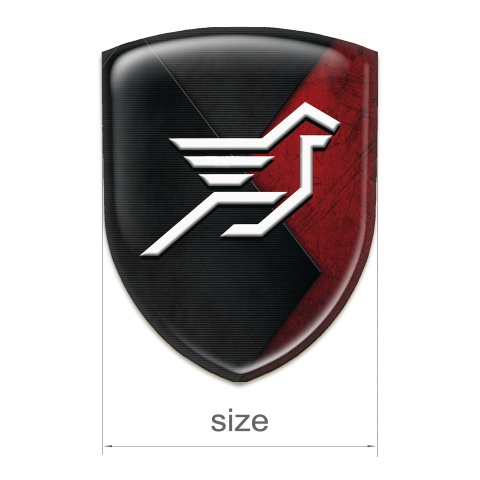 Hamann Resin Sticker Mixed Red Black Details Effect 