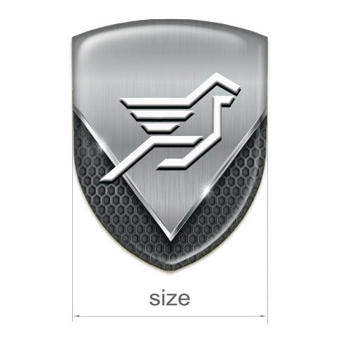Hamann Tuning Badge Aluminium Sheet with dark Mesh Effect 