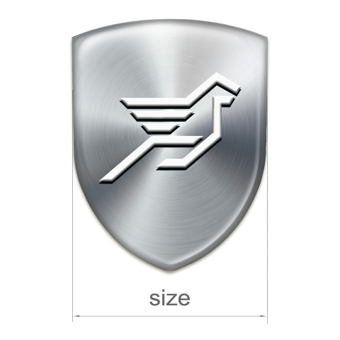 Hamann Car Interior Badge Silver Effect with Big Logo 