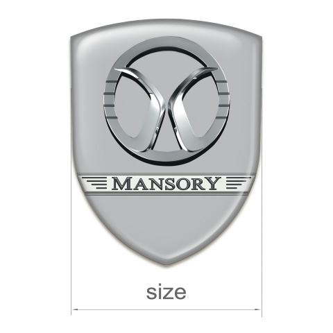 Mansory Emblem Exterior Stylish Grey Design 