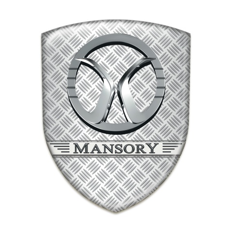 Mansory Emblem Badge Logo Grid Effect Design 