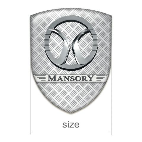 Mansory Emblem Badge Logo Grid Effect Design 