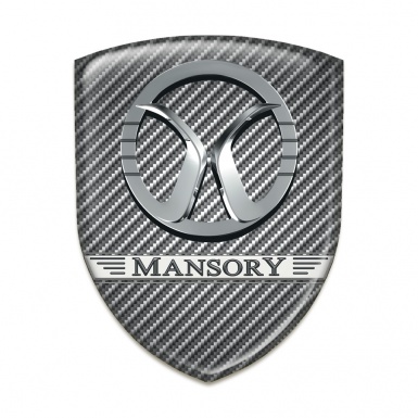 Mansory Silicone Emblem High End Carbon Design 