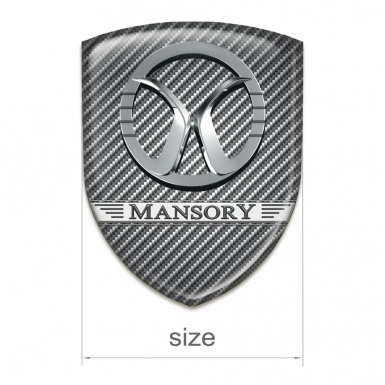 Mansory Silicone Emblem High End Carbon Design 