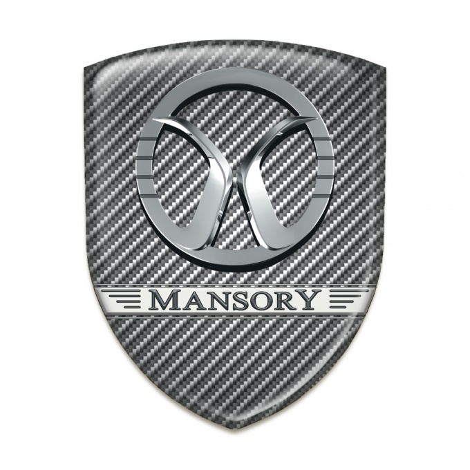 Mansory Silicone Emblem High End Carbon Design 