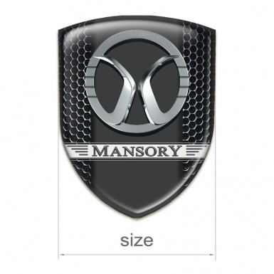 Mansory Emblem Interior Perforated Steel decoration 