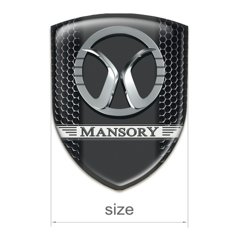 Mansory Emblem Interior Perforated Steel decoration 