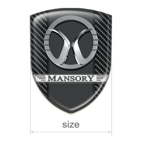 Mansory Tuning Badge Black carbon Style 