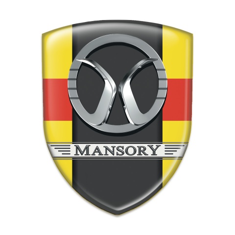 Mansory Emblem Interior Yellow with Red Band Style 