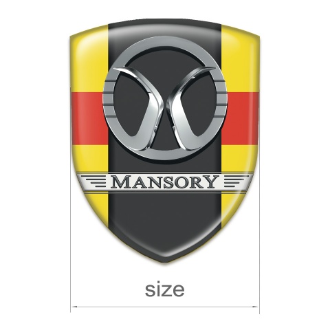 Mansory Emblem Interior Yellow with Red Band Style 