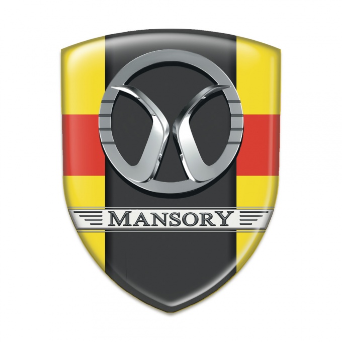 Mansory Emblem Interior Yellow with Red Band Style 