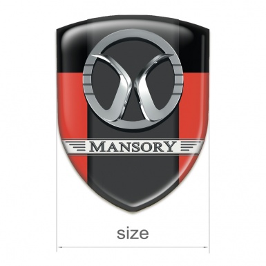 MAN Tuning Emblem Red Black Print 