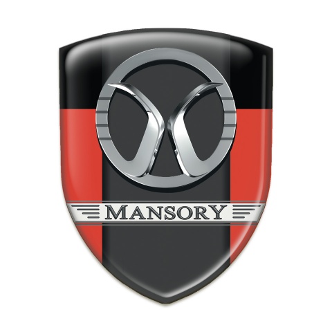 MAN Tuning Emblem Red Black Print 