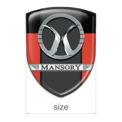 MAN Tuning Emblem Red Black Print 