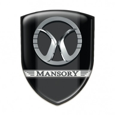 Mansory 3D Gel Emblem Black Edition 