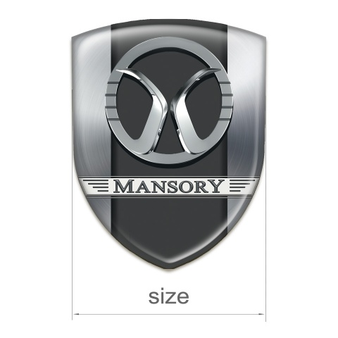 Mansory Emblem Exterior Stylish Silver Edition 