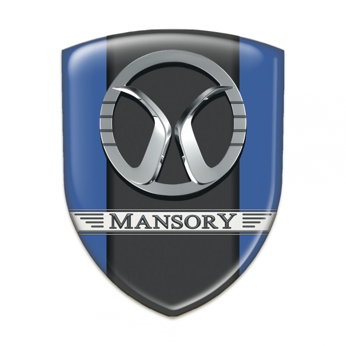 Mansory Car Accessories Badge Blue edition 