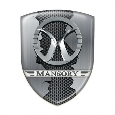 Mansory Tuning Emblem Torn Metal effect 